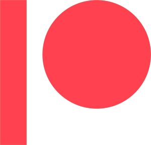 Digital Patreon Logo FieryCoral